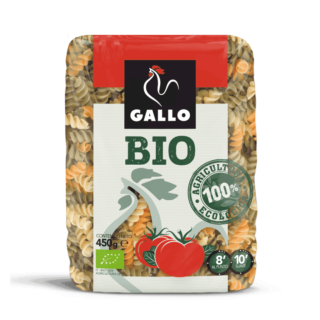 GALLO BIO Helices Tomate Espinaca g