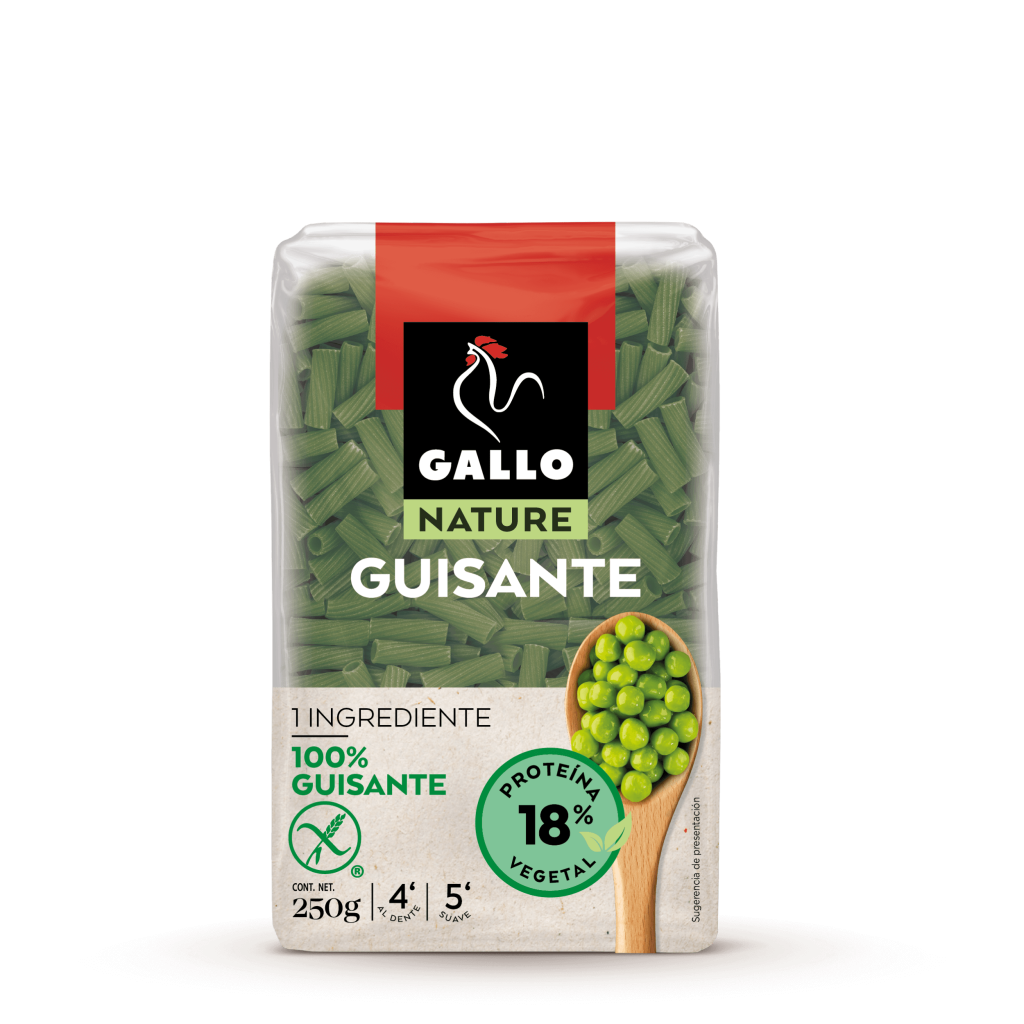 Gallo Nature MONOINGREDIENTE MACARRONES GUISANTE Ds